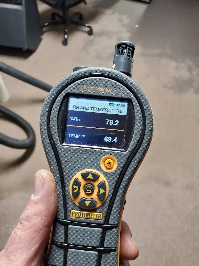 Moisture meter humidity assessment for Fire & Smoke Damage Restoration in Davis